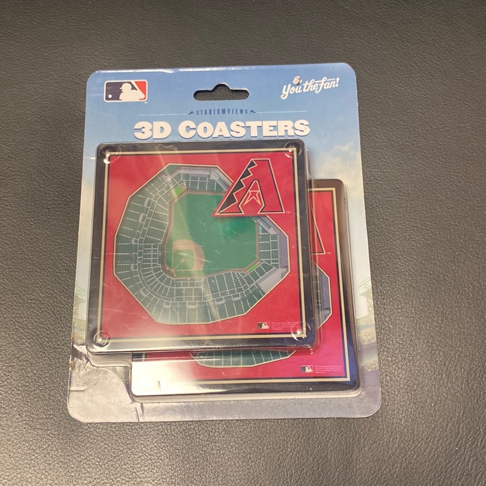 Arizona Diamondbacks 3-D coasters